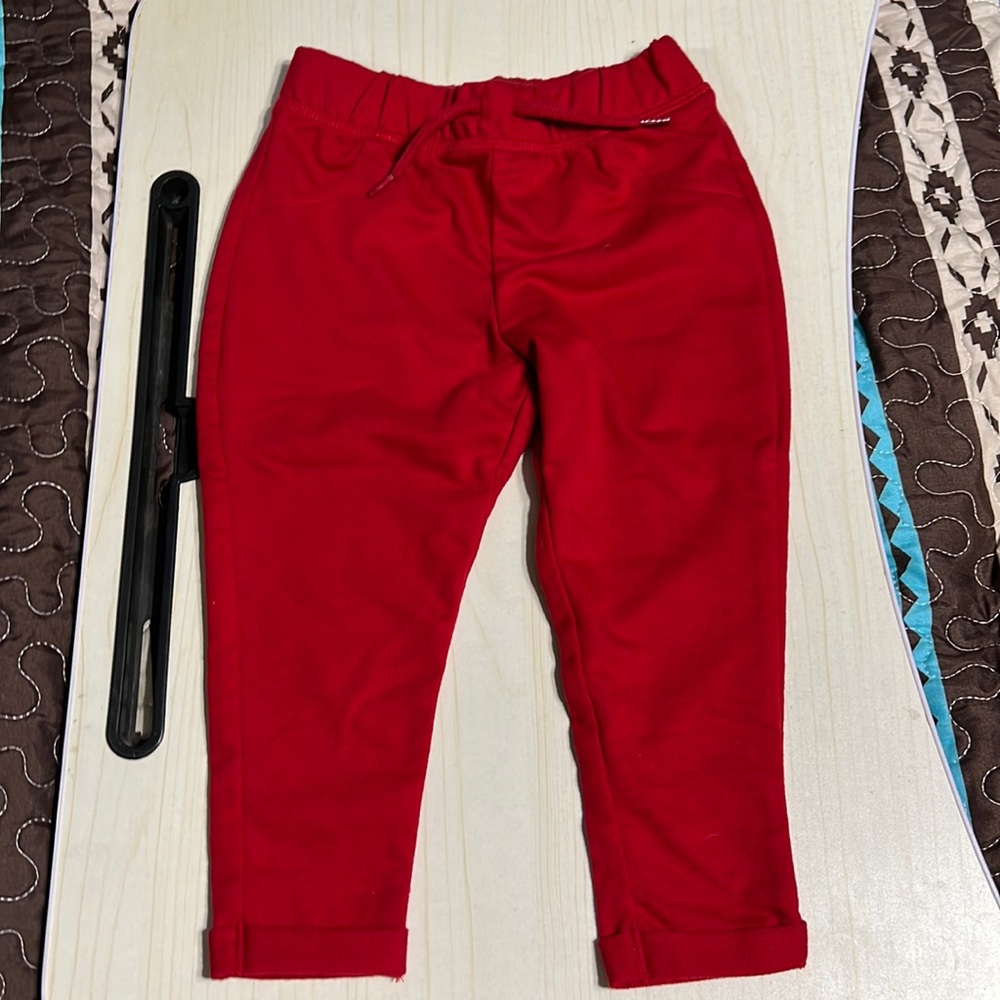 Okie dokie baby boy red joggers 18 month.